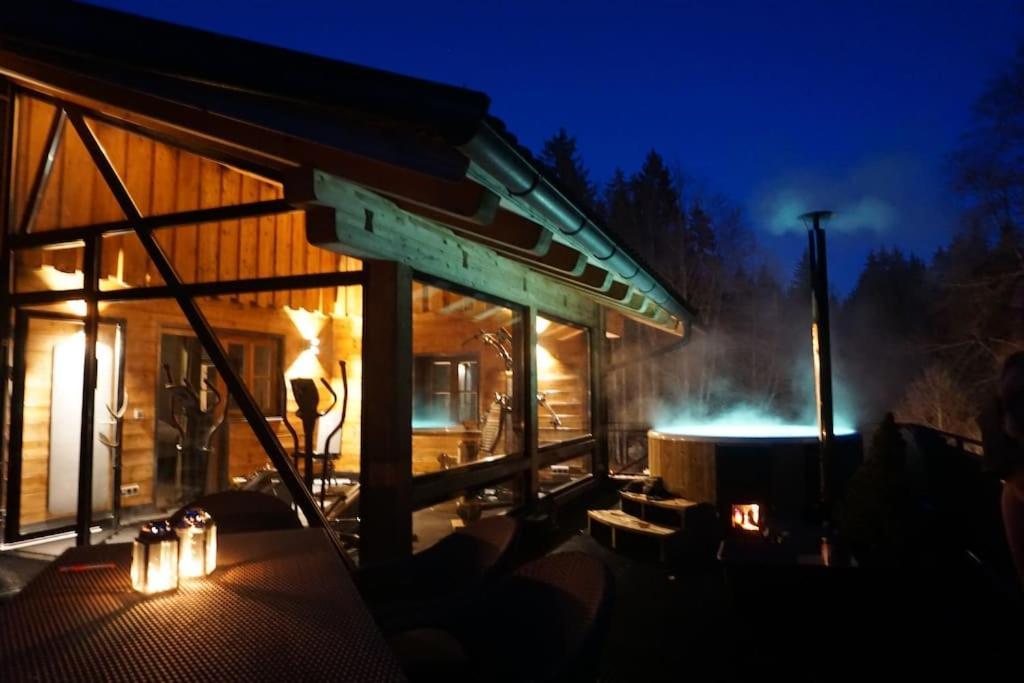 Chalet S - 5 Sterne Luxus Ferienhaus Direkt Am Eibsee Und Zugspitze Grainau Esterno foto