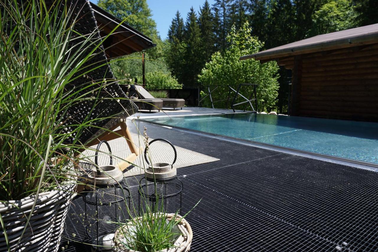 Chalet S - 5 Sterne Luxus Ferienhaus Direkt Am Eibsee Und Zugspitze Grainau Esterno foto